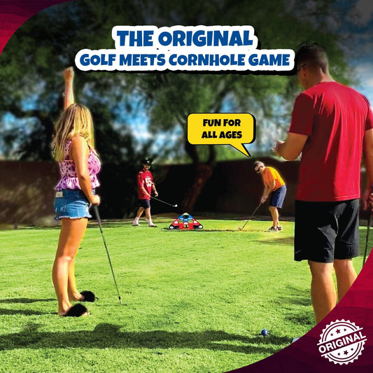 CHIP NN' HOLE Starter Set - Cornhole Meets Golf