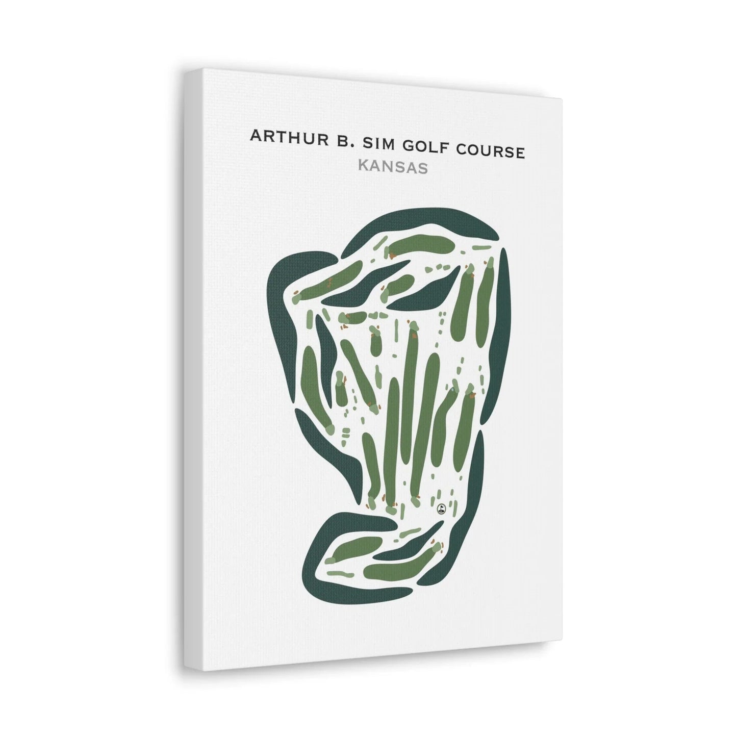 Arthur B. Sim Golf Course, Kansas - Printed Golf Courses