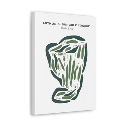 Arthur B. Sim Golf Course, Kansas - Printed Golf Courses