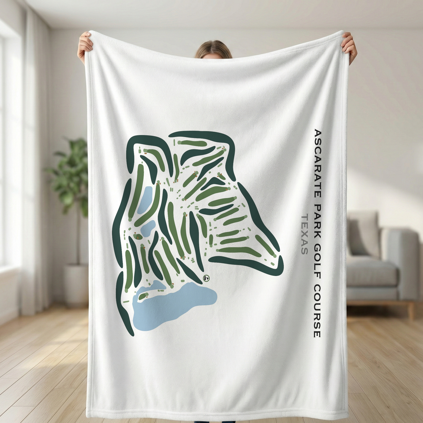 Ascarate Park Golf Course, Texas - Printed Golf Courses