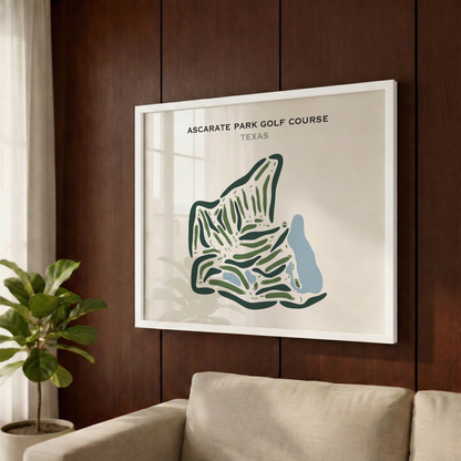 Ascarate Park Golf Course, Texas - Printed Golf Courses