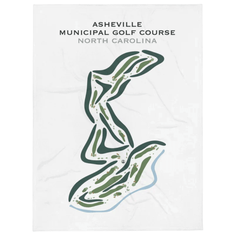 Asheville Municipal Golf Course, North Carolina - Printed Golf Courses