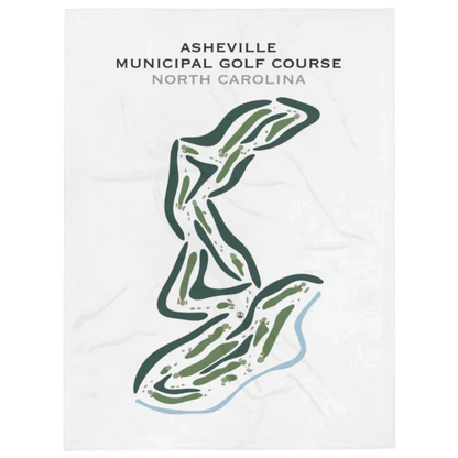 Asheville Municipal Golf Course, North Carolina - Printed Golf Courses
