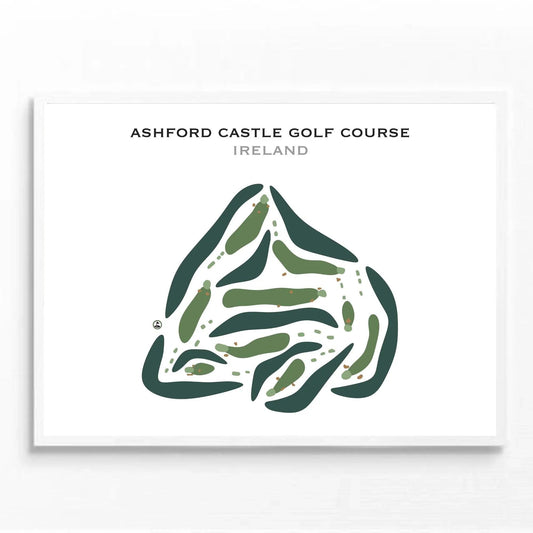 Ashford Castle Golf Course, Ireland - Printed Golf Courses