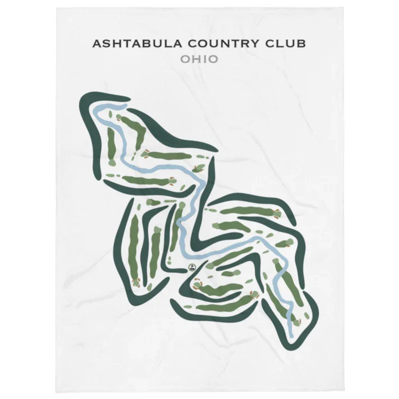 Ashtabula Country Club, Ohio - Printed Golf Courses