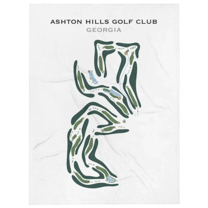 Ashton Hills Golf Club, Georgia - Printed Golf Course