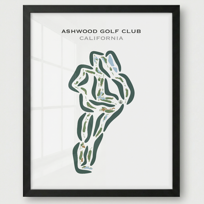 Ashwood Golf Club, California - Printed Golf Courses