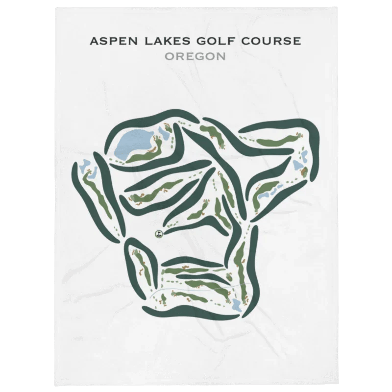 Aspen Lakes Golf Course, Oregon - Printed Golf Courses