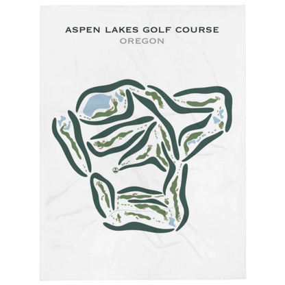 Aspen Lakes Golf Course, Oregon - Printed Golf Courses