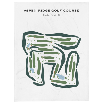 Aspen Ridge Golf Course, Illinois - Printed Golf Courses