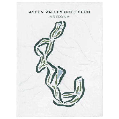 Aspen Valley Golf Club, Arizona - Printed Golf Courses