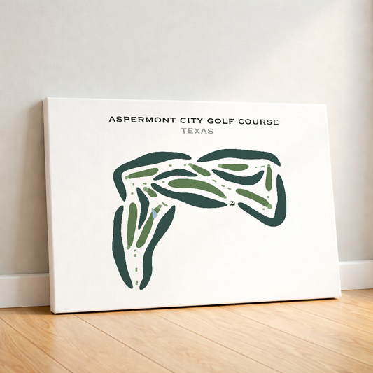 Aspermont City Golf Course, Texas - Printed Golf Courses