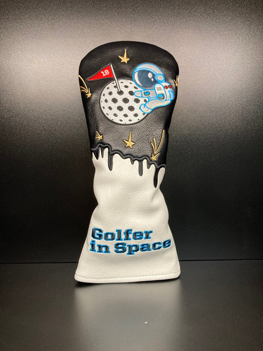 Astronaut Golfer in Space Headcover