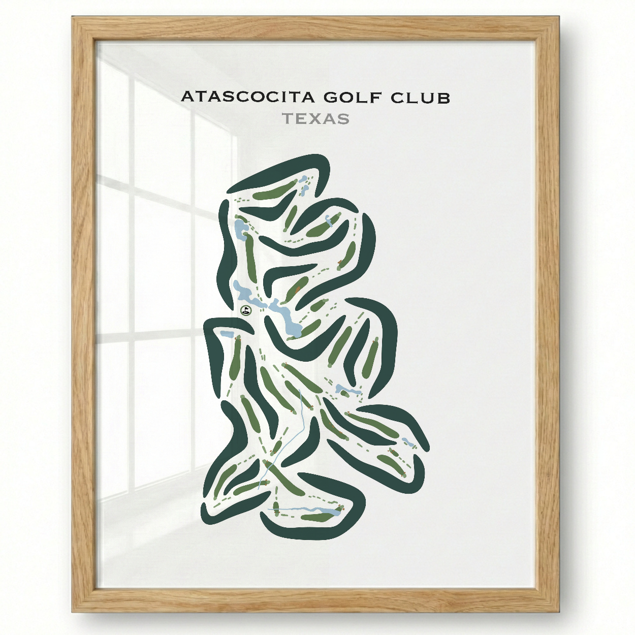 Atascocita Golf Club, Texas - Printed Golf Courses