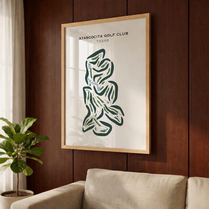 Atascocita Golf Club, Texas - Printed Golf Courses