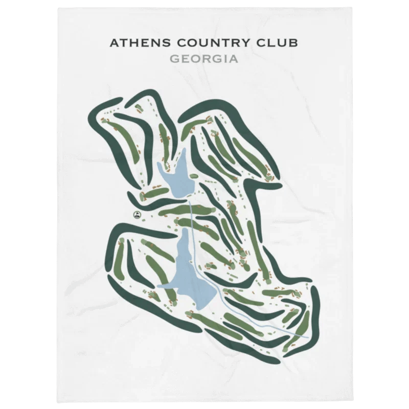 Athens Country Club, Georgia - Printed Golf Courses