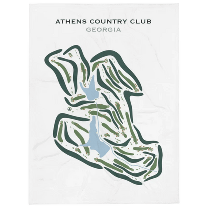 Athens Country Club, Georgia - Printed Golf Courses