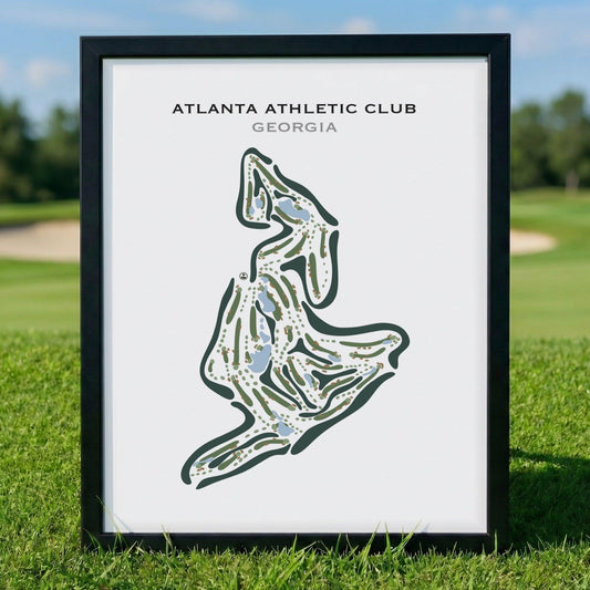Atlanta Athletic Club, Georgia - Printed Golf Courses