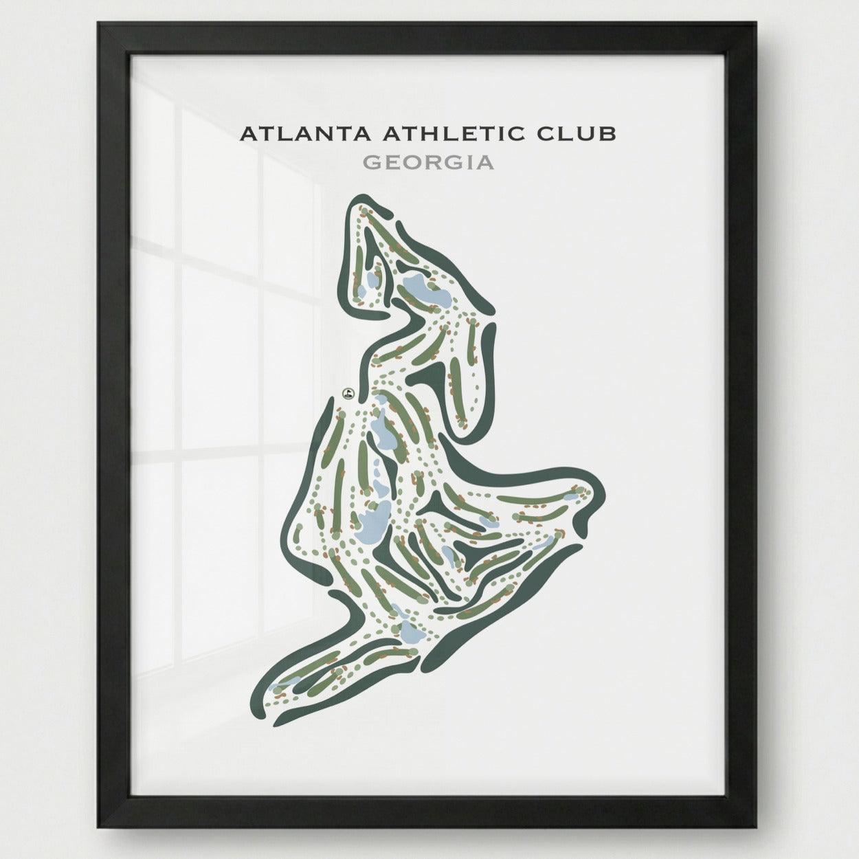 Atlanta Athletic Club, Georgia - Printed Golf Courses