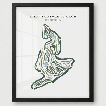 Atlanta Athletic Club, Georgia - Printed Golf Courses