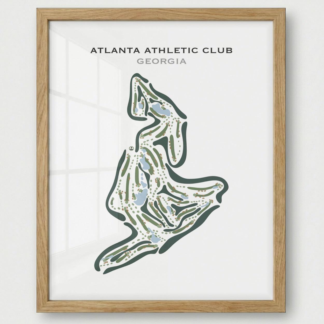 Atlanta Athletic Club, Georgia - Printed Golf Courses