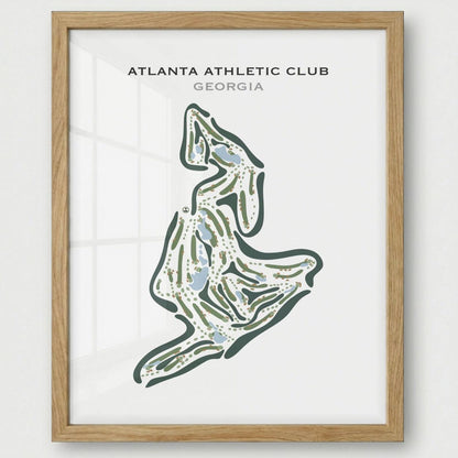 Atlanta Athletic Club, Georgia - Printed Golf Courses