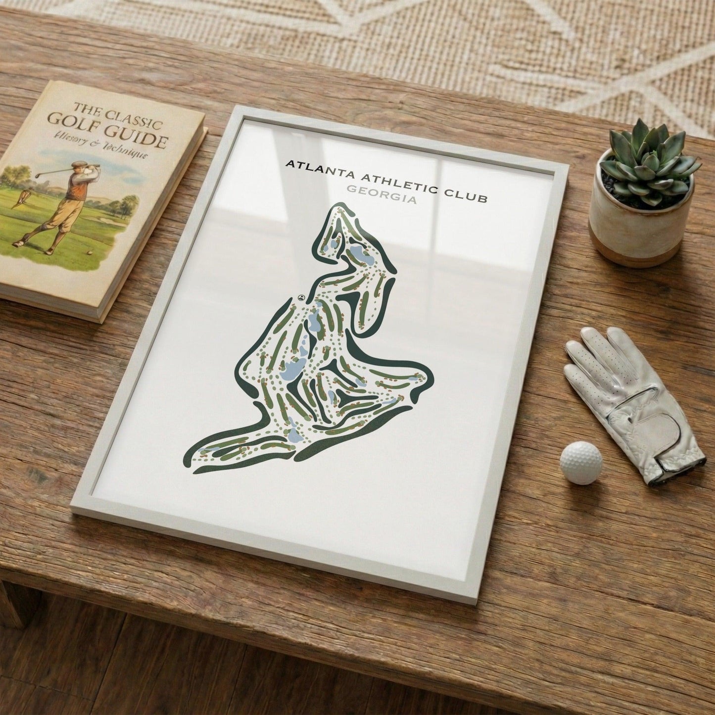 Atlanta Athletic Club, Georgia - Printed Golf Courses