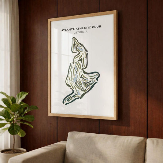 Atlanta Athletic Club, Georgia - Printed Golf Courses