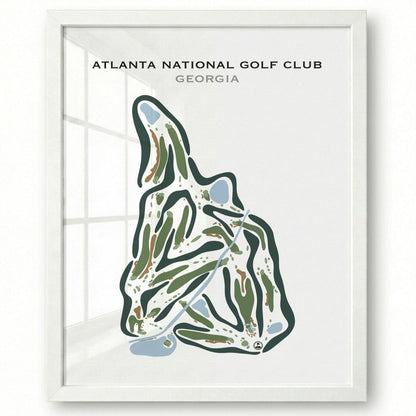 Atlanta National Golf Club, Georgia - Printed Golf Courses