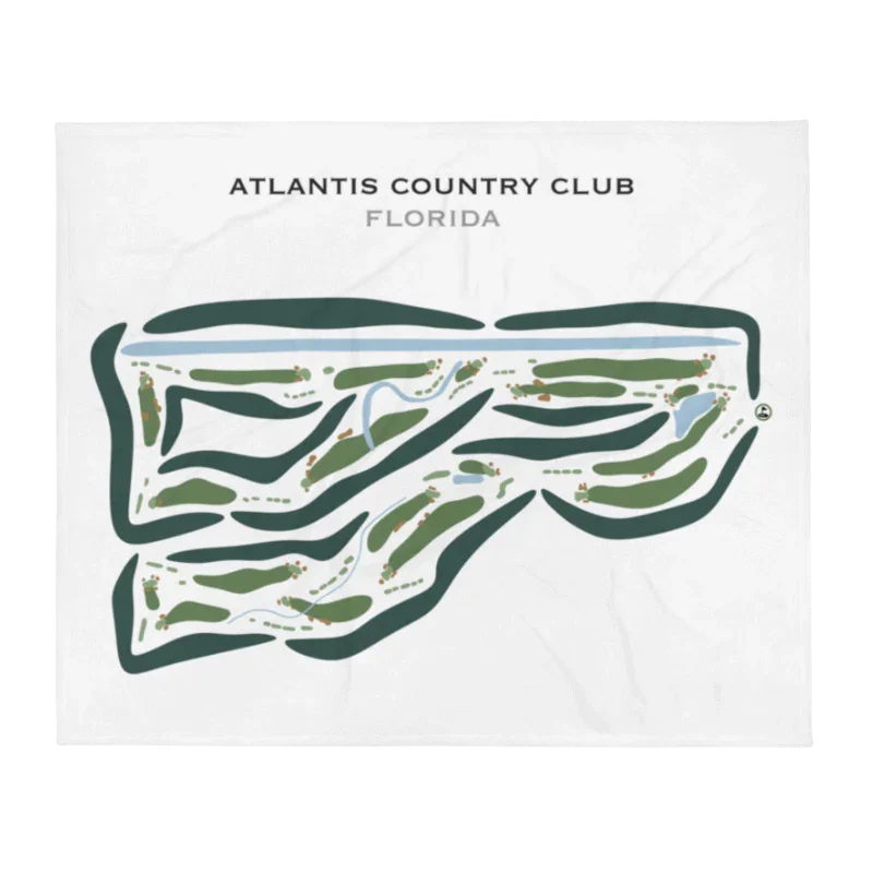 Atlantis Country Club, Florida - Printed Golf Courses