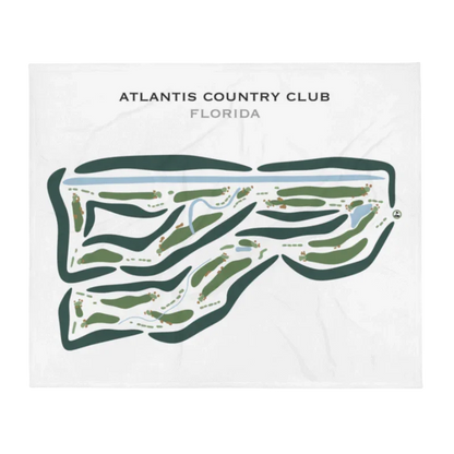 Atlantis Country Club, Florida - Printed Golf Courses