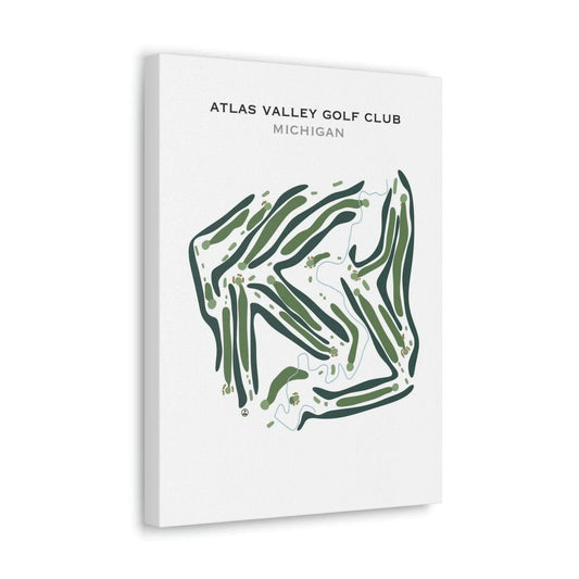 Atlas Valley Golf Club, Michigan - Printed Golf Courses