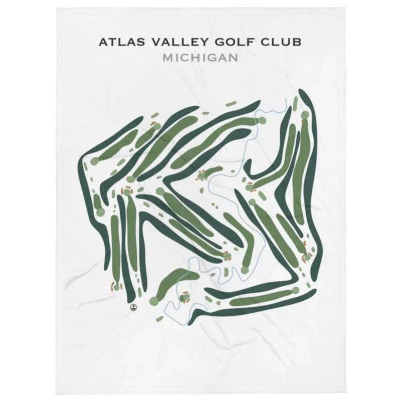 Atlas Valley Golf Club, Michigan - Printed Golf Courses