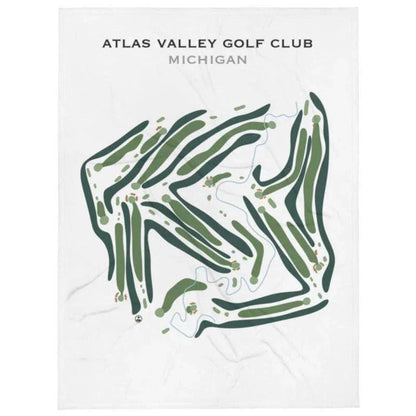 Atlas Valley Golf Club, Michigan - Printed Golf Courses