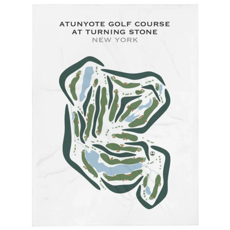 Atunyote Golf Club at Turning Stone Resort Casino, New York - Printed Golf Courses