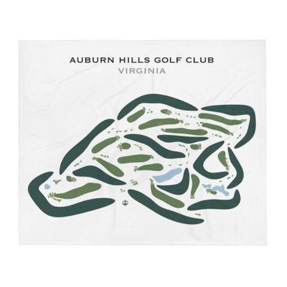 Auburn Hills Golf Club, Virginia - Printed Golf Courses