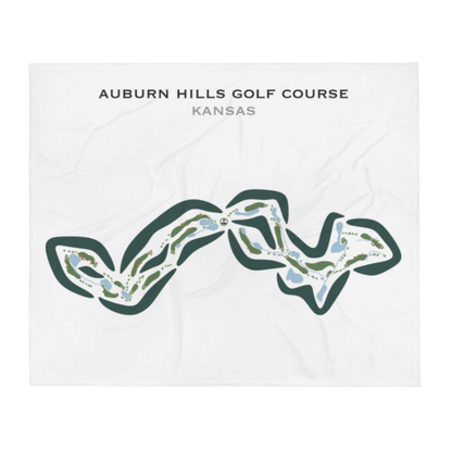 Auburn Hills Golf Course, Kansas - Printed Golf Courses