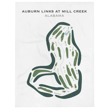 Auburn Links at Mill Creek, Alabama - Printed Golf Course