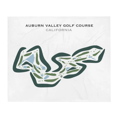 Auburn Valley Golf Course, California - Printed Golf Courses