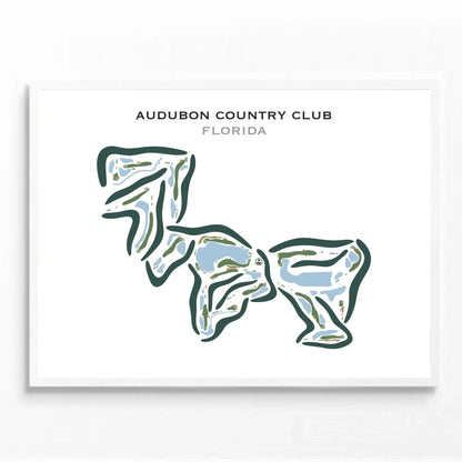 Audubon Country Club, Florida - Printed Golf Courses