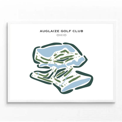 Auglaize Golf Club, Ohio - Printed Golf Courses
