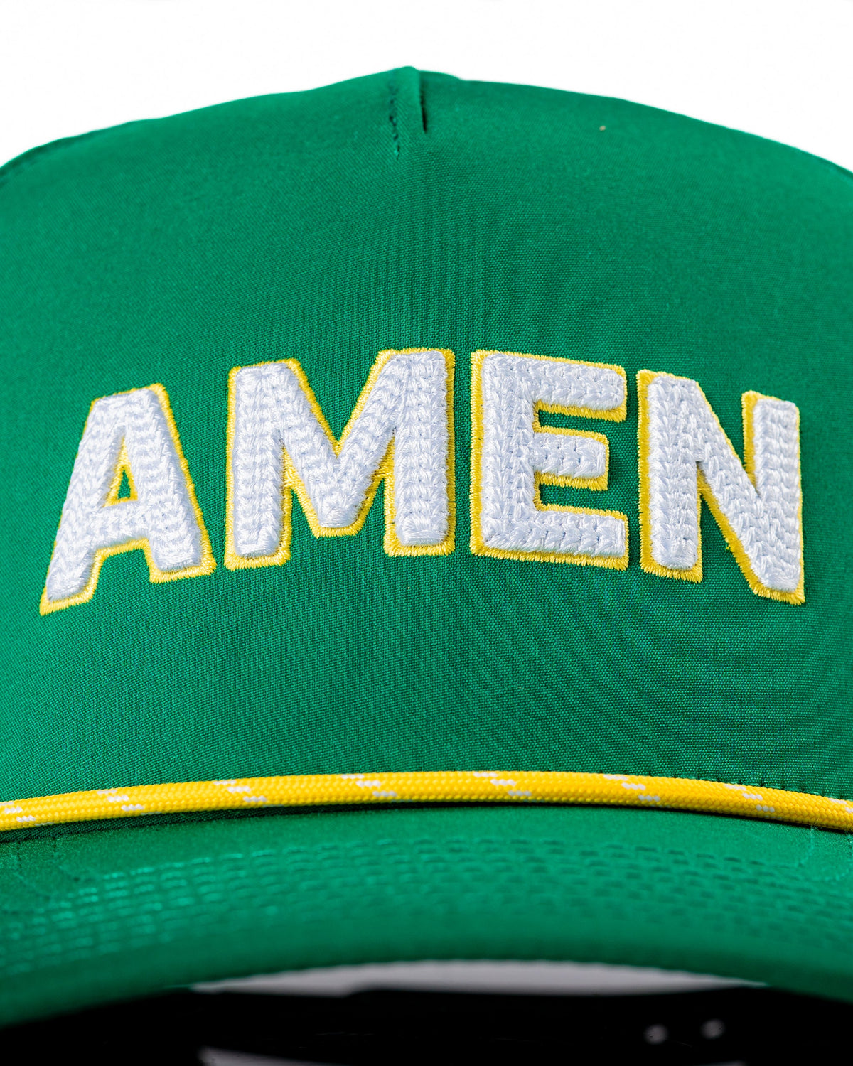 Amen Green - Perforated Rope Hat