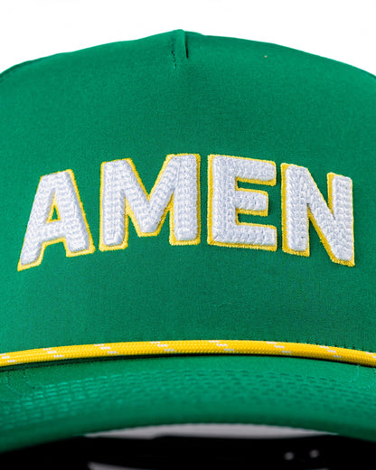 Amen Green - Perforated Rope Hat