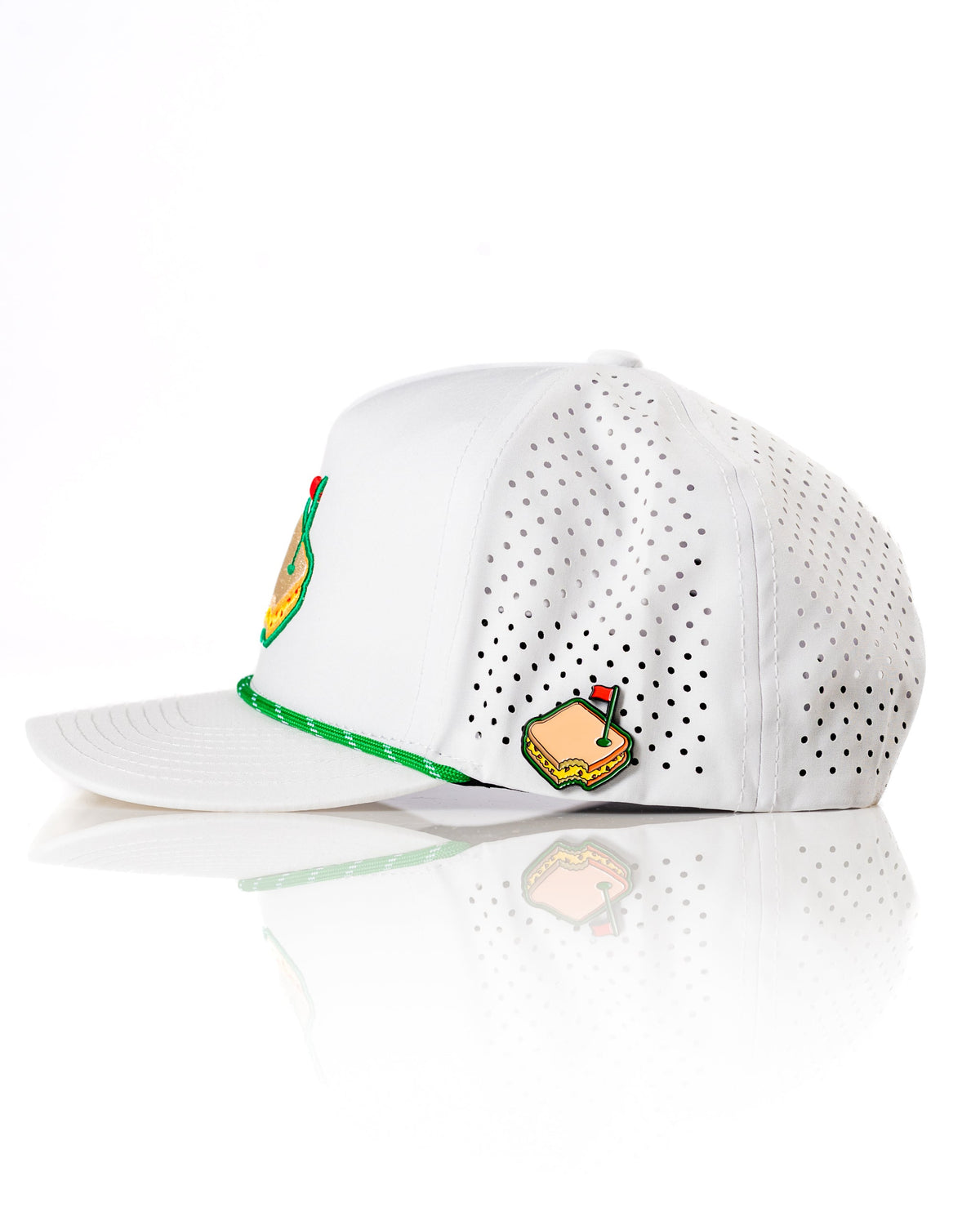 Pimento White - Perforated Rope Hat