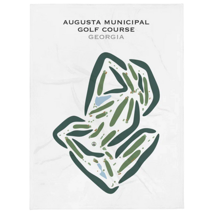 Augusta Municipal Golf Course, Georgia - Printed Golf Courses