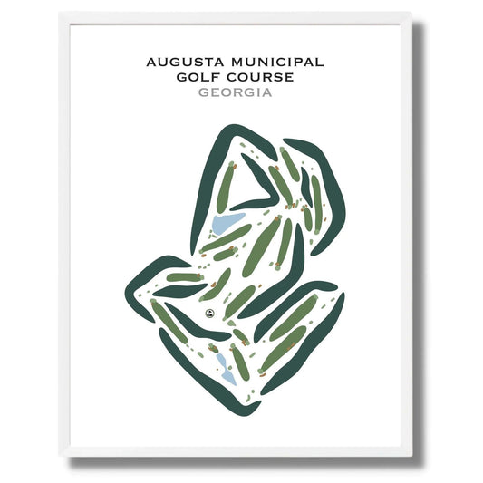 Augusta Municipal Golf Course, Georgia - Printed Golf Courses