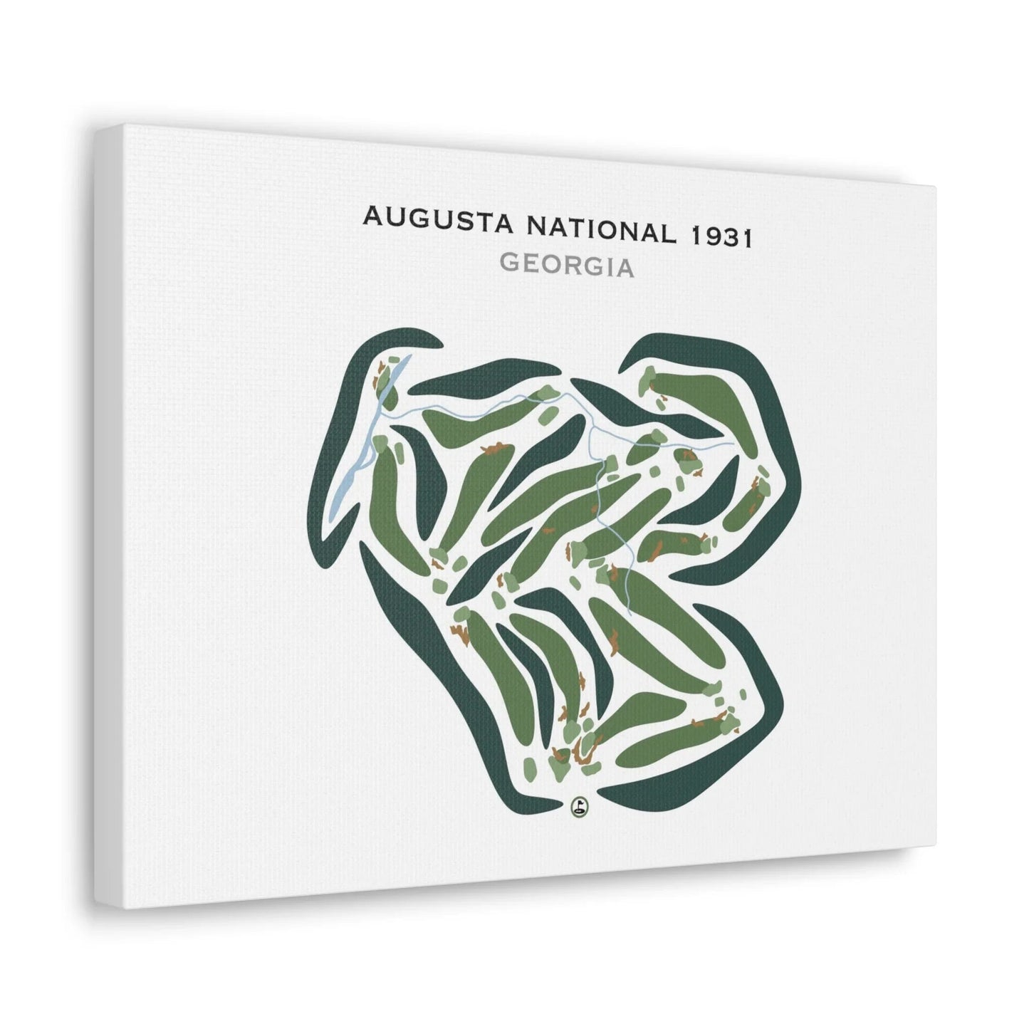 Augusta National 1931, 19 Holes Course, Georgia - Printed Golf Courses
