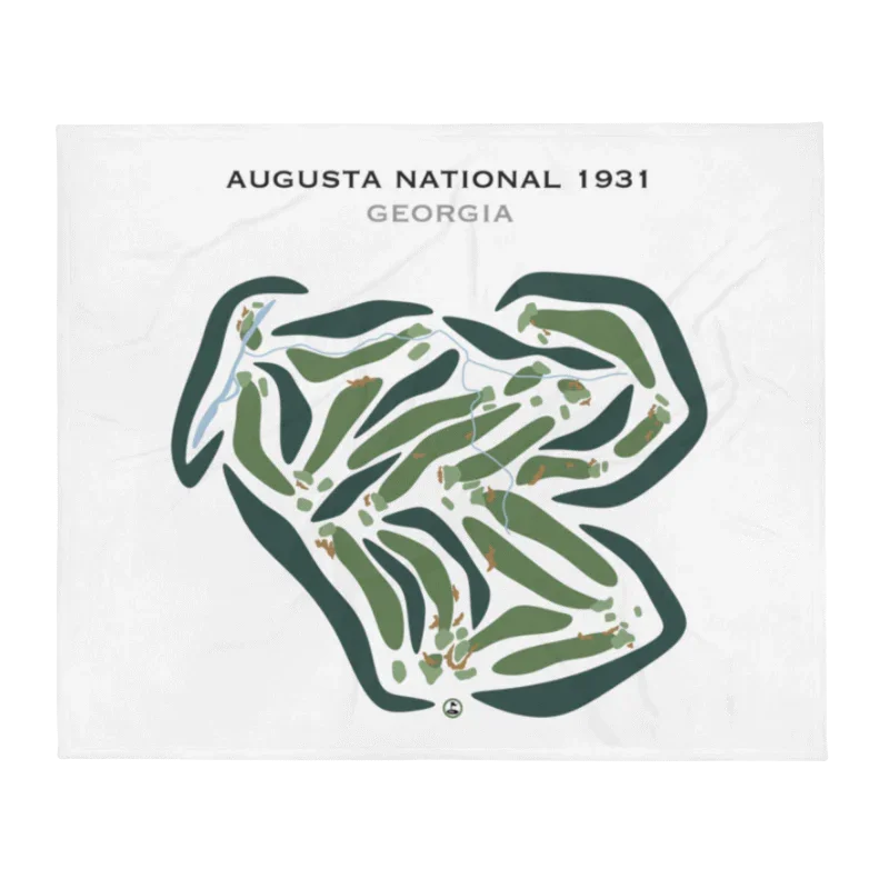 Augusta National 1931, 19 Holes Course, Georgia - Printed Golf Courses