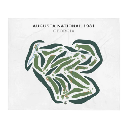 Augusta National 1931, 19 Holes Course, Georgia - Printed Golf Courses