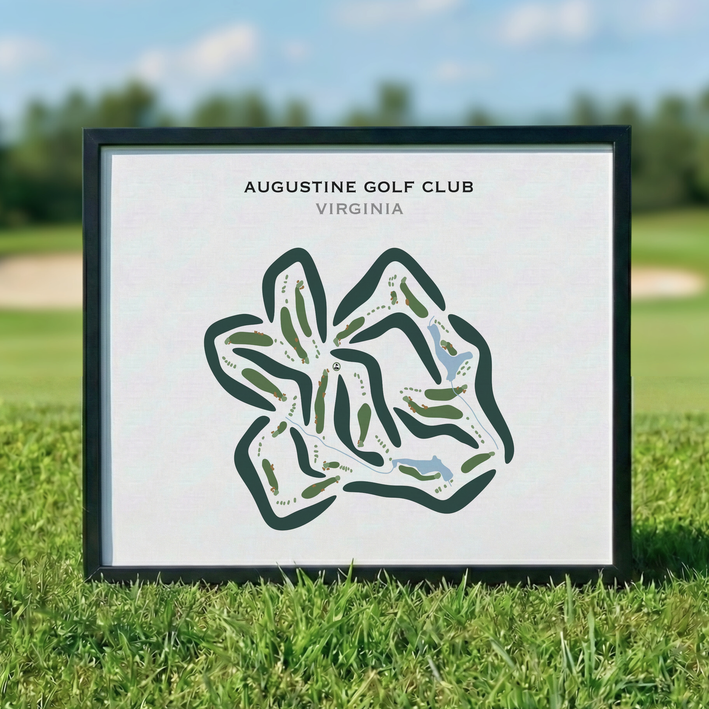 Augustine Golf Club, Virginia - Printed Golf Courses